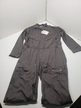 LAPCO FR Flame Resistant Coveralls Gray XL Regular  Moisture Management NWT